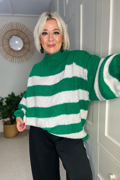 Emilee Oversized Stripe Jumper