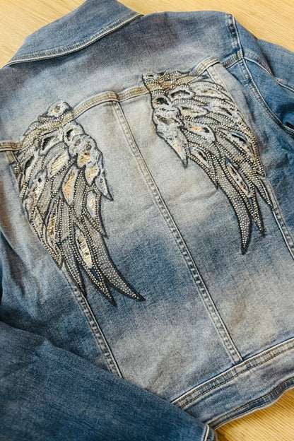 Angel Wing Denim Jacket (PRE-ORDER)