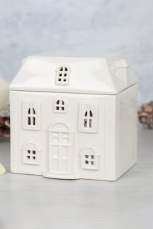 White Ceramic House Burner
