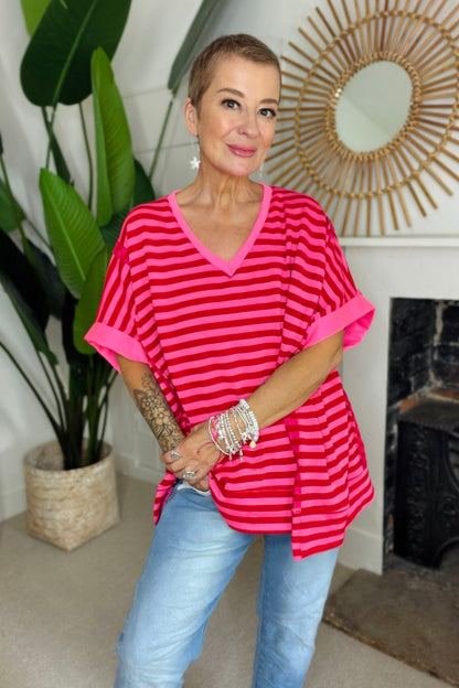 Lennie Stripe Sweat Top