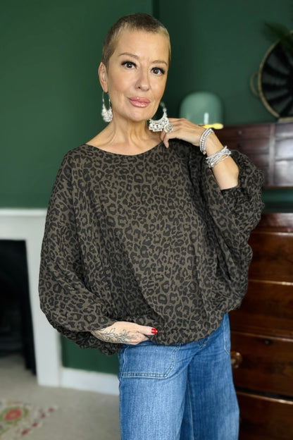 Lola Leopard Print Top