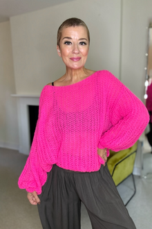 Slouchy Open Knit