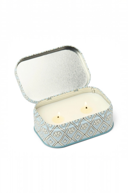 Printed Tin Candle - Lavender & Thyme