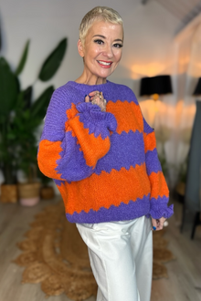 Zig & Zag Striped Jumper