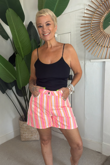 Neon Sunburst Shorts
