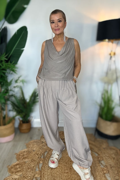 Soft Pleat Trouser