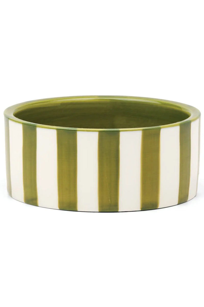The Izzy Wine Coaster - Green Stripe
