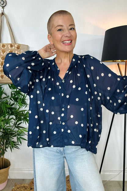 Polka Dot Blouse