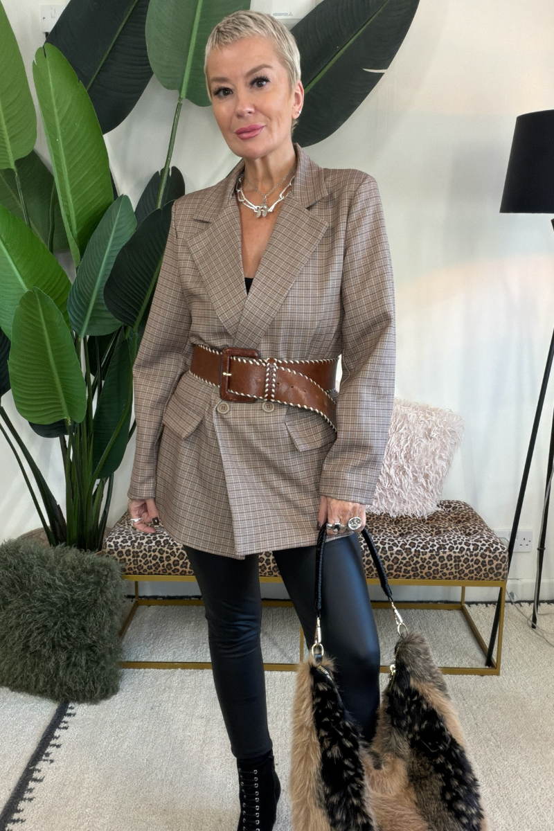 Ellis Check Blazer