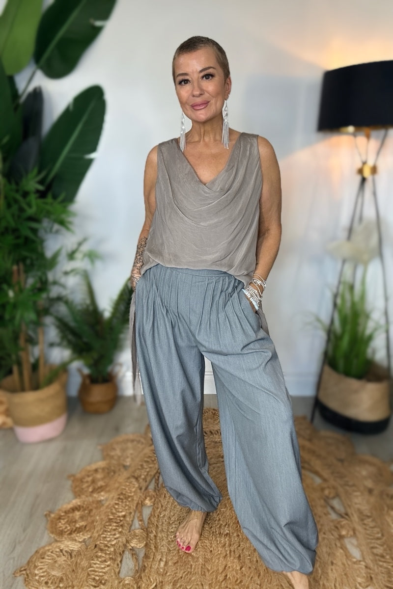 Soft Pleat Trouser