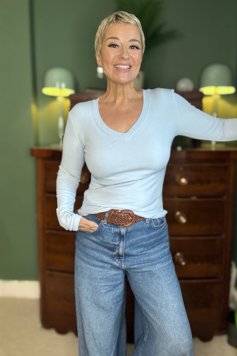 Base Layer V Neck Top