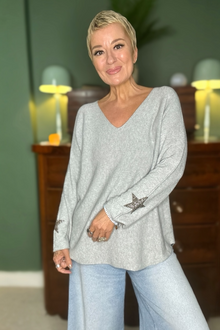 Clara Star Sleeve Knit