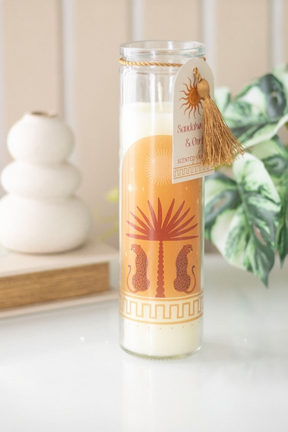 Leopard Palm Sandalwood & Oud Candle