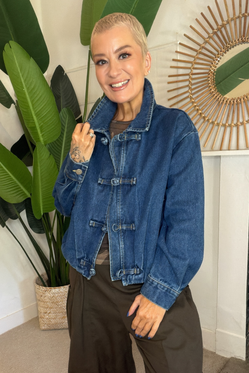 Edie Luxe Denim Jacket - (PRE-ORDER)