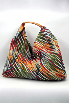 Roma Slouch Hobo Bag - Stripe