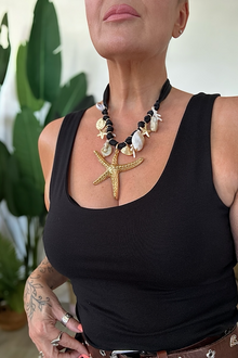 Ariel Ribbon Beach Necklace