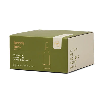 The Izzy Wine Coaster - Green Stripe