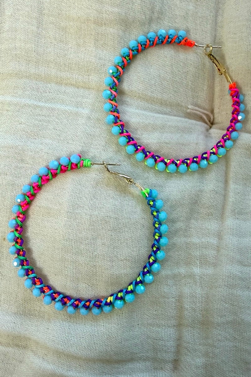 Candy Pop Large Hoop Earrings