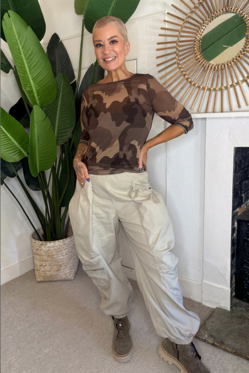 Sage Cargo Trousers