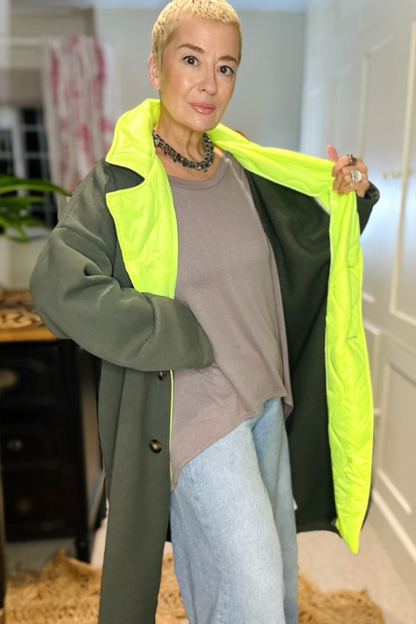 Moxie Neon Trim Coat