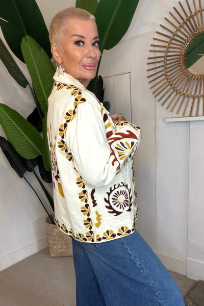 Prairie Rose Denim Jacket
