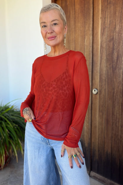 Layer Up Mesh Top