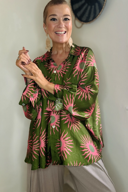 Athens Silk Mix Shirt