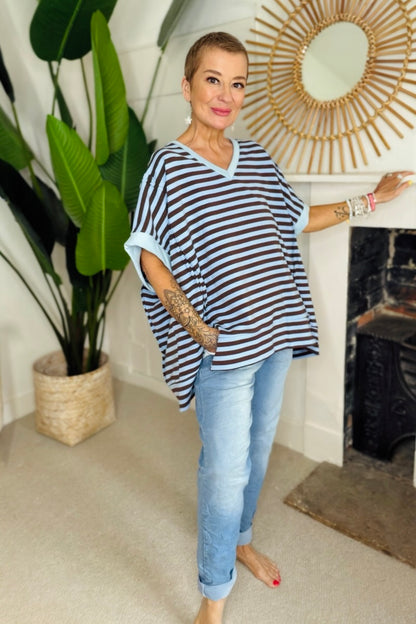 Lennie Stripe Sweat Top