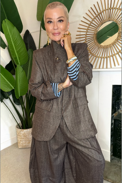 Otto Pinstripe Blazer