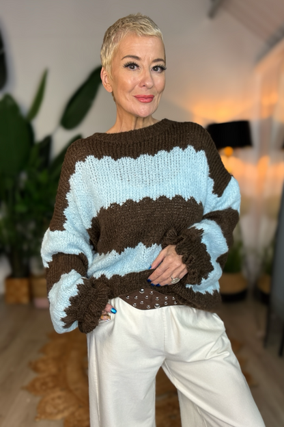 Zig & Zag Striped Jumper