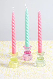 Colour Dinner Candle & Tealight Holder