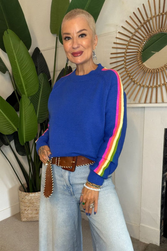 Colour Pop Sleeve Knit