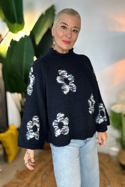 Rachel Multi Fleck Knitted Jumper
