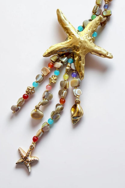 Starfish Treasure Pendant Necklace