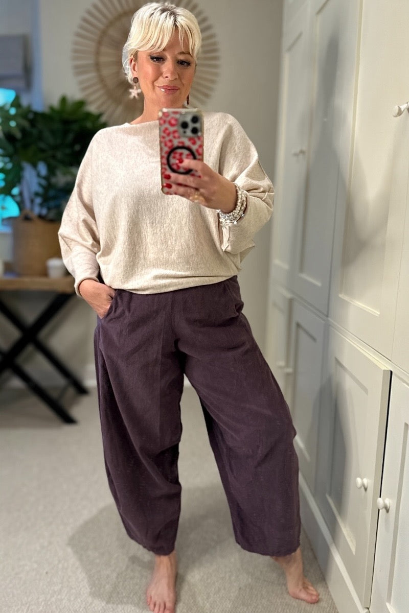 Nadia Cocoon Corduroy Trousers