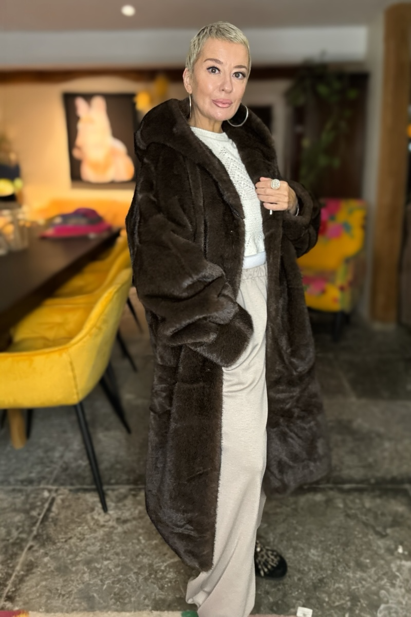 Porta Lux Faux Fur Coat