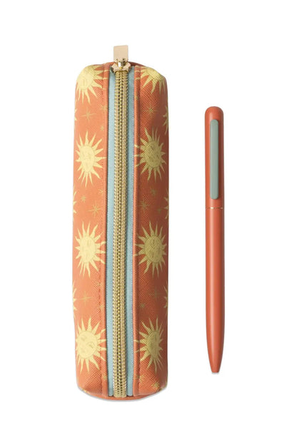 Designworks Ink Pen & Pouch Set - Terracotta Sun