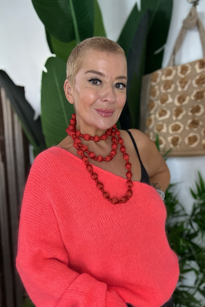 Rina Knotted Long Necklace
