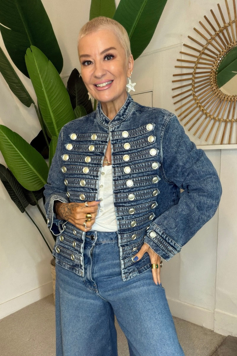 Military Denim Jacket
