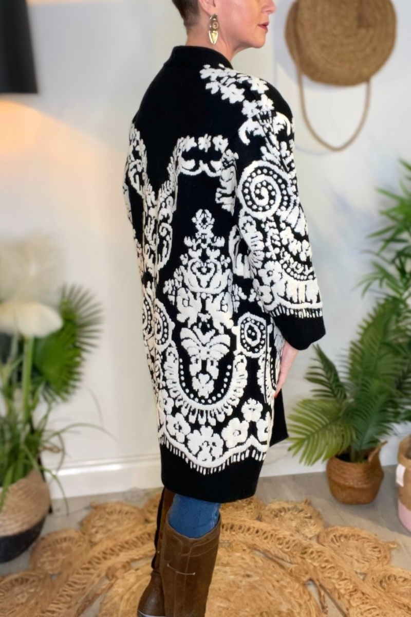 Opal LUX Monochrome Cardigan
