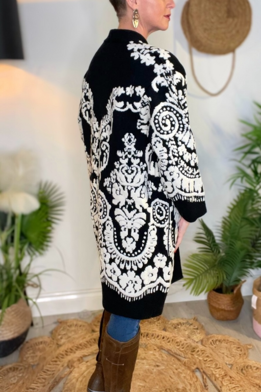 Opal LUX Monochrome Cardigan