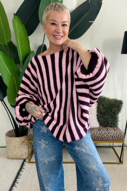 Stripe Slouchy Knit