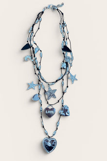 WLL Exclusive Triple Strand LOVE Necklace