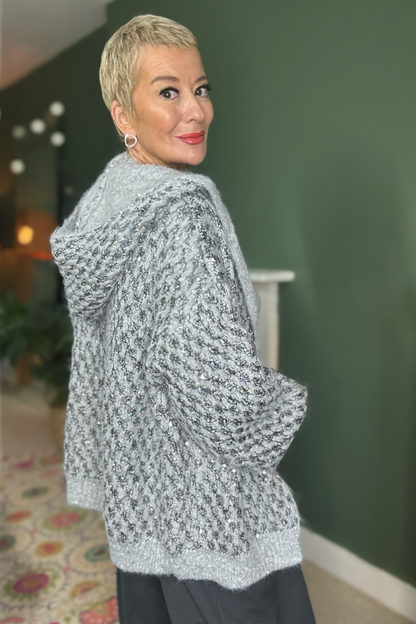 Hooded Heavyweight Cardigan