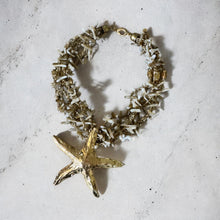 Short Triple Strand Starfish Necklace
