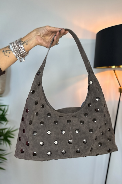 Ginny Studded Shoulder Bag