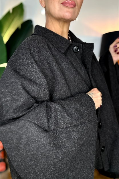 Reeva Poncho Cape Coat