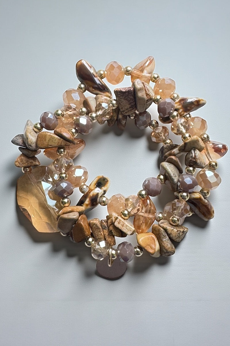 Luna Triple Strand Bracelet