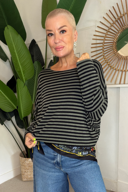 Stripe Soft Knit