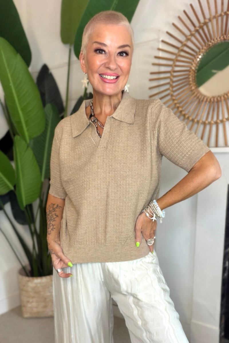 Ivy Knit Collar Top